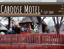 Tablet Screenshot of caboosemoteldurango.com